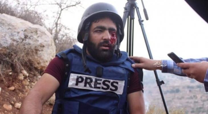 حماية يدين جريمة الاحتلال بحق الصحفي عمارنة، ويطالب المجتمع الدولي بإيجاد آلية لتوفير الحماية للصحفيين الفلسطنيين