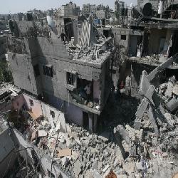 حماية يدين سياسة التهجير القسري للمواطنين العزل في غزة وتدمير منازلهم ويعتبرها جريمة ابادة جماعية