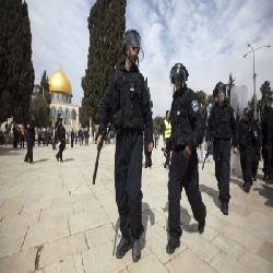 مستوطنون يقتحمون المسجد الأقصى المبارك والشرطة الإسرائيلية تحتجز بطاقات       رواد المسجد الأقصى