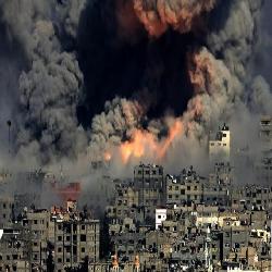 في الذكرى الخامسة للعدوان الإسرائيلي على غزة عام 2014 ، مركز 