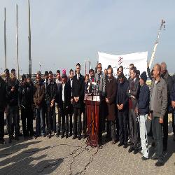  مرتمر صحفي عن الصيادين - شباك الحصار